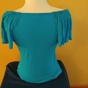 Ladies Turquoise Colored Top